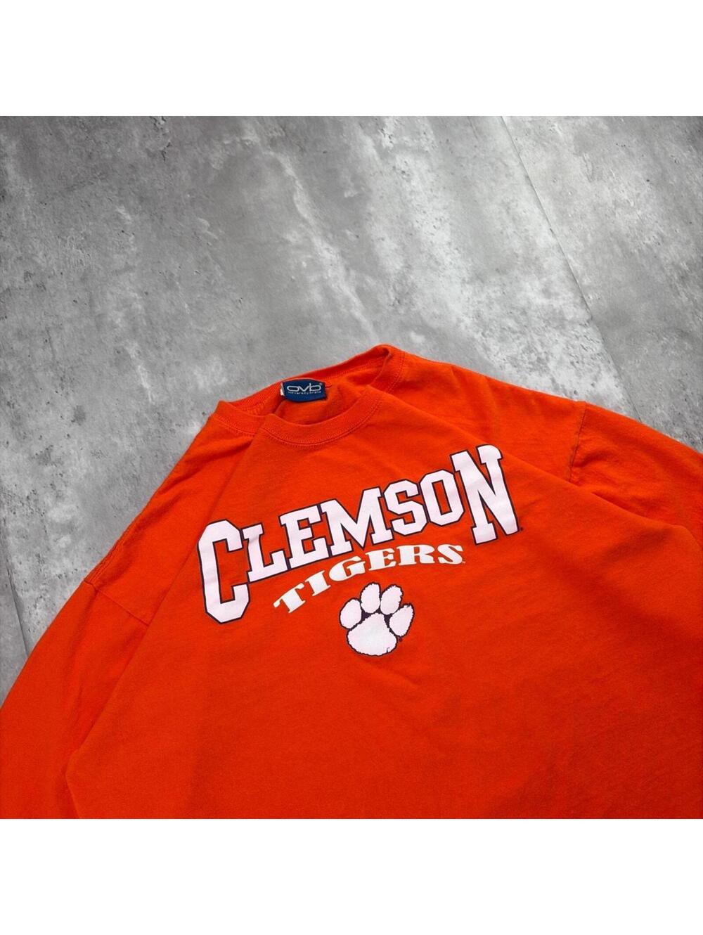 Vintage Ovb Clemston Tigers College Long Sleeve Shirt - Picture 5 of 8